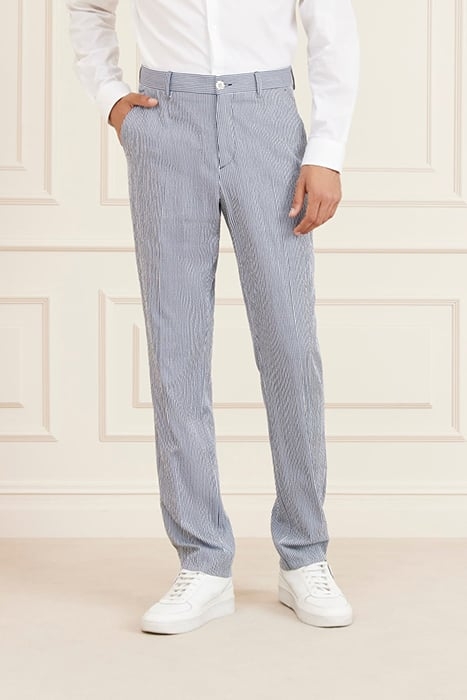 ROGER CLASSIC CHINO SMART BLUE AND WHITE 1