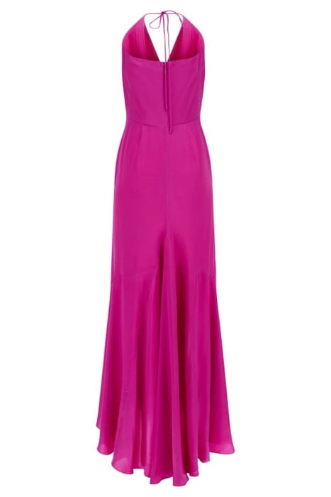 ISHANI GOWN BRIGHT MAXI DRESS FUCHSIA 2