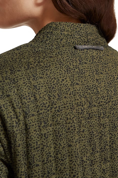 QUILTED REVERSIBLE JACKET LEOPARD SPOT GREEN 8