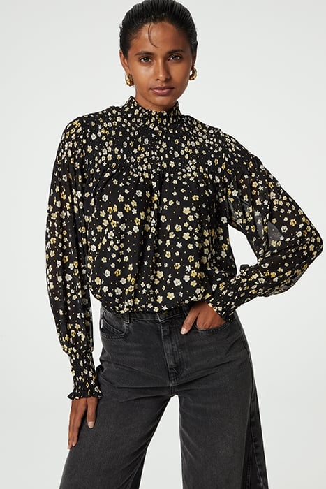 MILA TOP BLACK/DIJON YELLOW 1