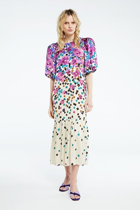 CECILE DRESS CREAM WHITE/BUBBLE G 1