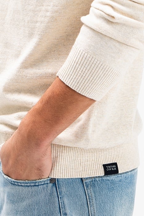 LT CLIFDEN CREW BEIGE GREY 6