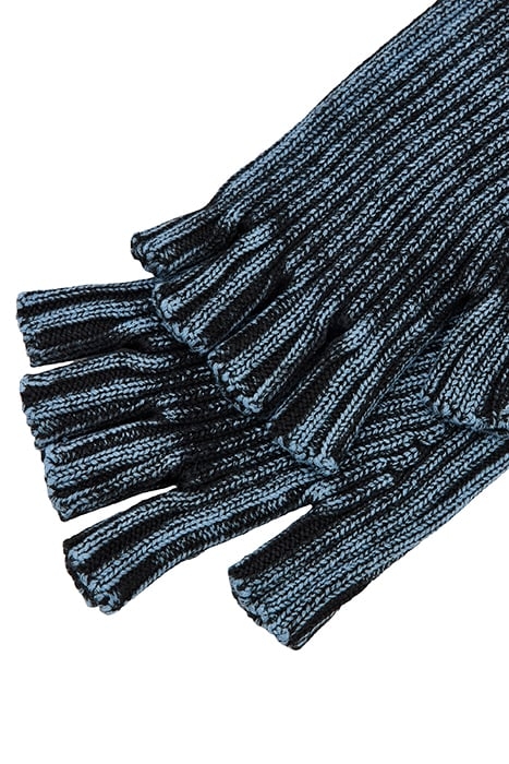 FINGERLESS GLOVE IN MARBL COBALT 2