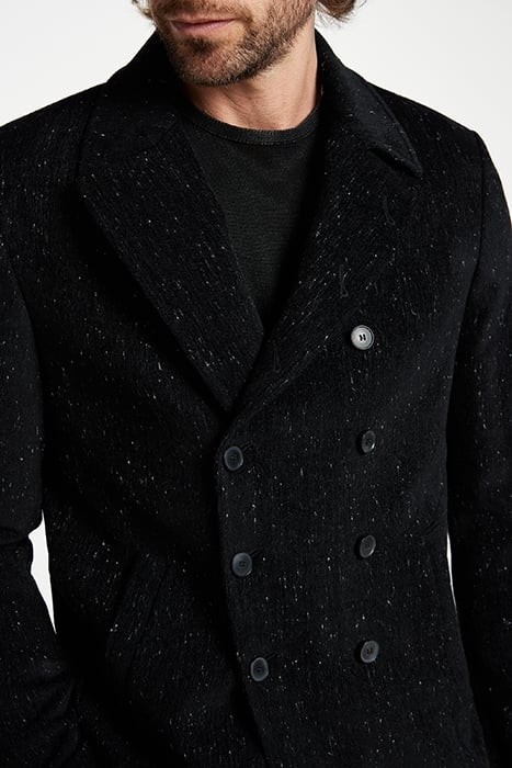 DB PEACOAT WITH CUTAWAY BLACK 3