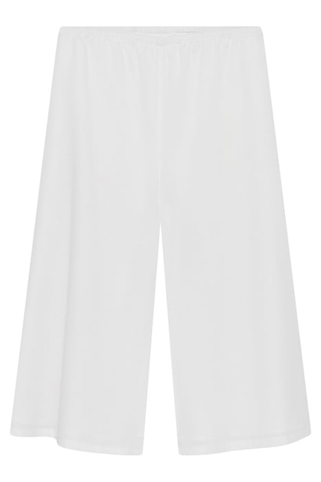 LARGE CROPPED PANTS HIGH WAIST BLANC 4