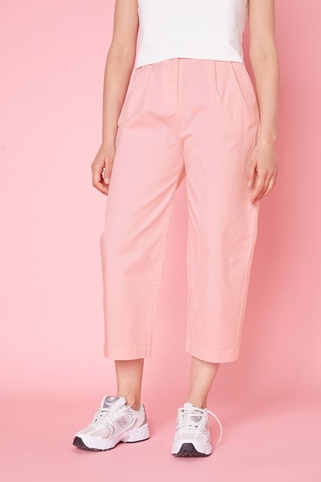 WIDE CHINO TROUSERS EGLANTINE 1