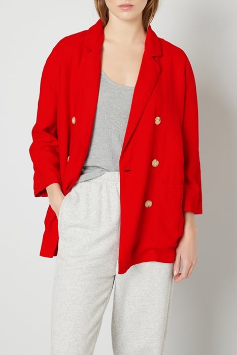 7/8 SLEEVES STRAIGHT BLAZER PIMENT 5