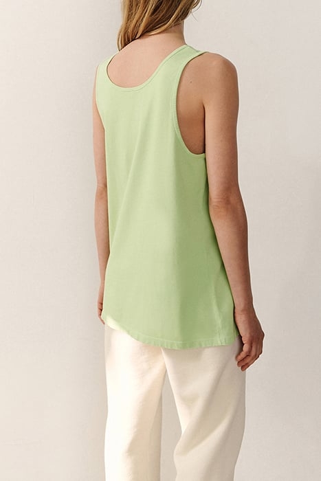 MID-LENGTH CREW NECK VEST AMANDE VINTAGE 2