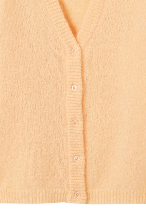V COLLAR BUTTONED CARDIGAN PECHE 7