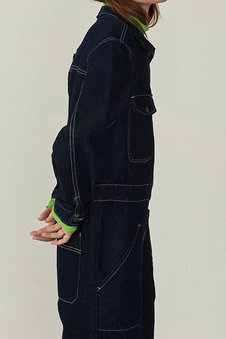 SHIRT COLLAR ZIPPED JUMPSUIT BRUT 6