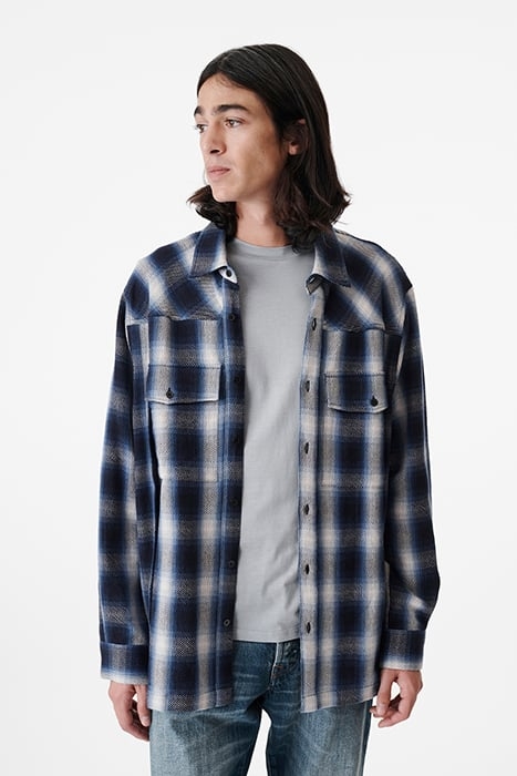 SOUBA LIGHT JACKET IN BLUE/WHITE 1