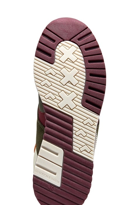 GIRLS VIVINA SNEAKER ARMY GREEN MULTI 5