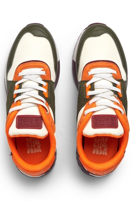 GIRLS VIVINA SNEAKER ARMY GREEN MULTI 3