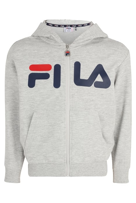 BALGE CLASSIC LOGO ZIP HOODY LIGHT GREY MELANGE 1