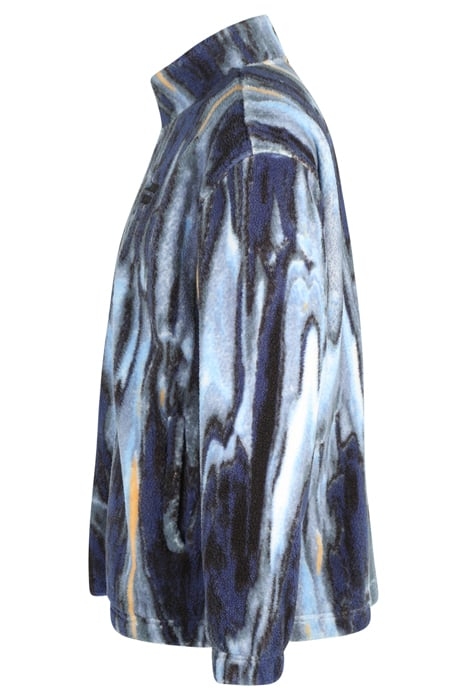 COUZEIX AOP ZIPPER JACKET BLUE MELTING AOP 6