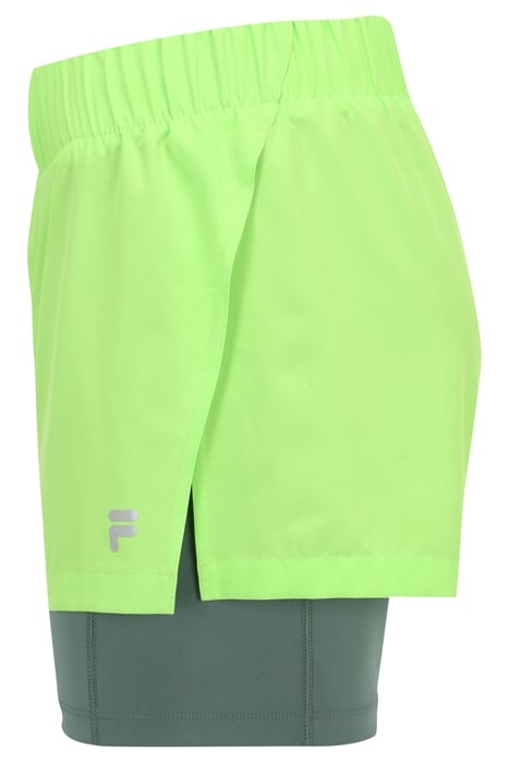 ROSELLE RUNNING SHORTS JASMINE GREEN-DARK FOREST 6