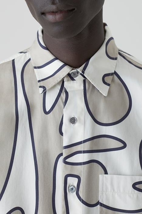 SHORTSLEEVE SHIRT SHIRTS & BLOUSES ECRU 6