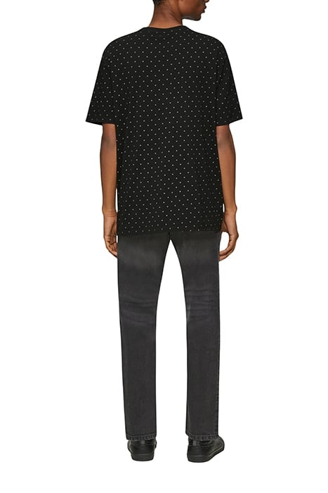 S.OLIVER-QS T-SHIRTS GREY/BLACK 2