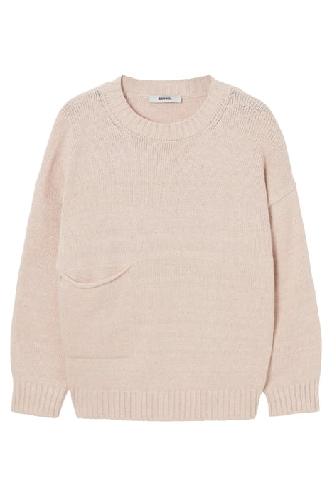 COTTON WOOL BOXY PULLOVER SIMPLY TAUPE 3