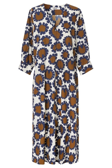 COTTON PRINTED DRESS JAPAN BLUE 4