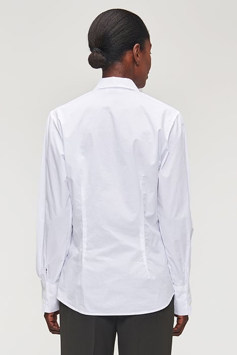 ORG COTTON FITTED SHIRT WHITE 2