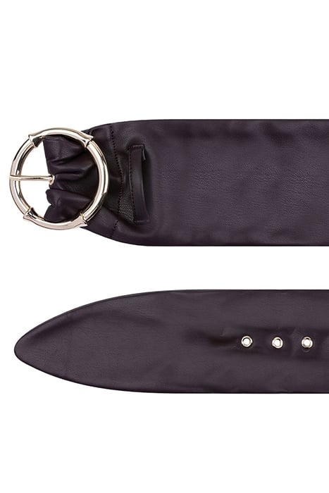 JUHL FAUX LEATHER BELT DARK GRAPE 2