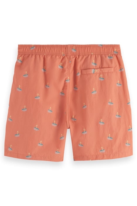 MID LENGTH - MINI PRINTED SWIMSHORT FLAMINGO SURFER AOP 5