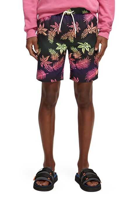 LONG LENGTH - PRINTED SWIMSHORT GRADIENT LEAF AOP 1
