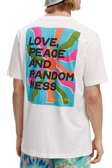 COTTON/LYOCELL ARTWORK TEE WHITE 2