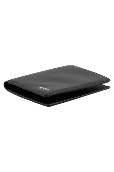 UNISEX BT LEATHER PASSPORT HOLDER BLACK 2