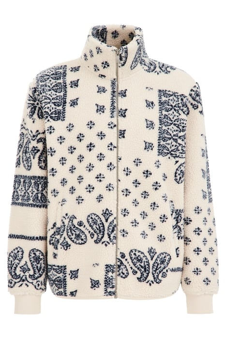 CARDIGAN WITH ZIPPER BEIGE 4