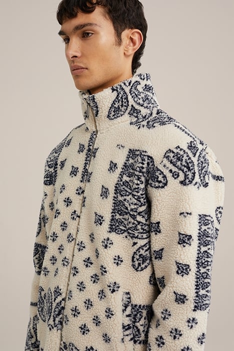 CARDIGAN WITH ZIPPER BEIGE 5