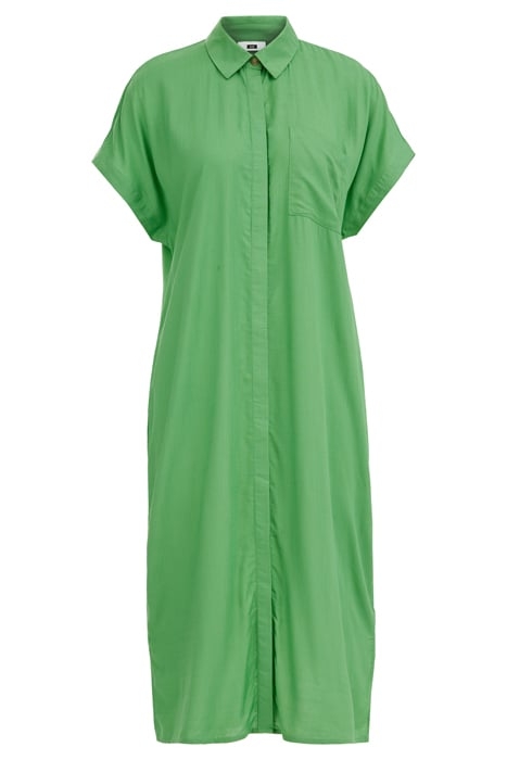 DRESS MID LENGTH BRIGHT GREEN 3