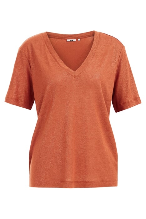 T-SHIRT RUST BROWN 4