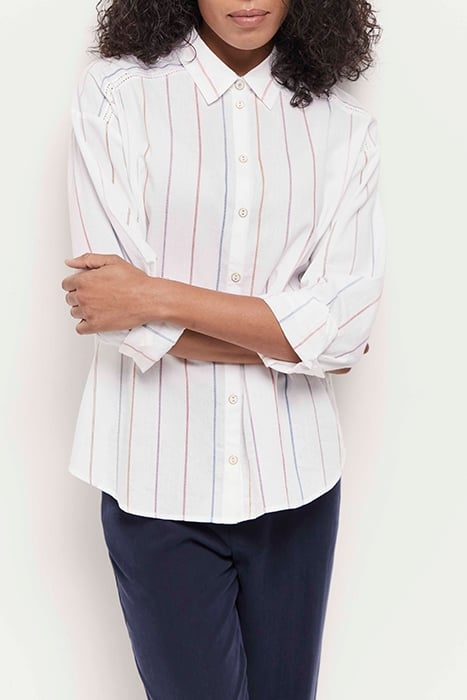 CLARY - FANCY ECRU STRIPES SHIRT 1