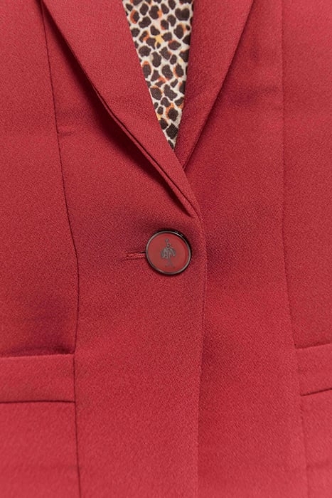 VARA - CHILIPEPPER SUIT JACKET IN RECYCLED POLYESTER 4