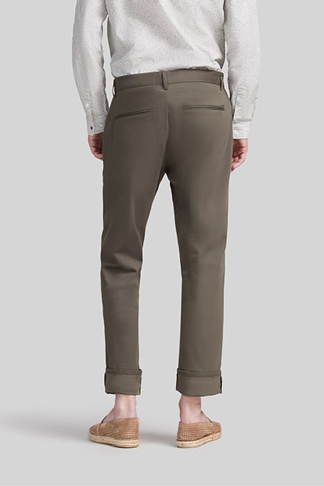 KHAKI UPCYCLED REGULAR CHINOS 2