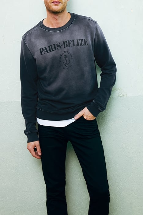 SLATE GREY ORGANIC COTTON WITH SLOGAN 1