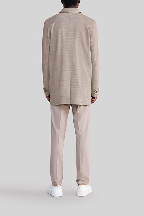 MINK CHECK TRENCH COAT 3