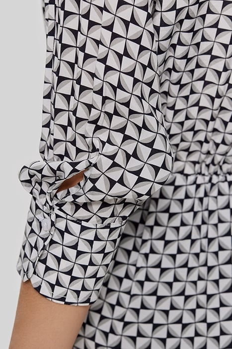 OFF-WHITE GEOMETRIC PRINT DRESS 6