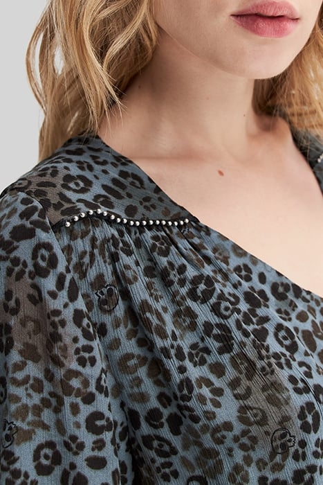 BLUE LENZING™ ECOVERO™ PANTHER TOP 5