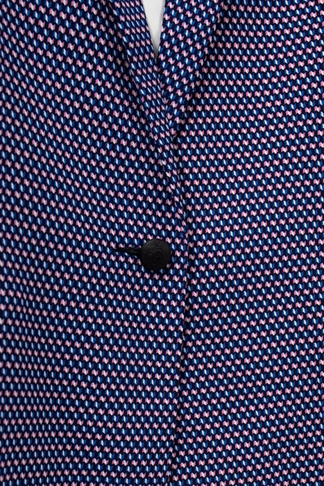 WHITE LENZING™ ECOVERO™ JACKET WITH OPTIC PRINT 7