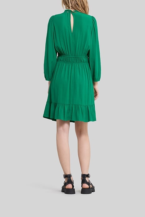 MINT UPCYCLED DRESS WITH RUFF COLLAR 4