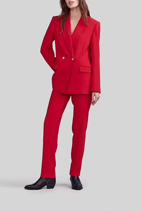 POPPY RED SUIT TROUSERS 6