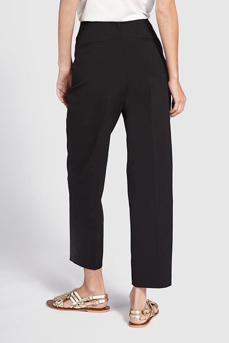 BLACK STRAIGHT SUIT TROUSERS 2
