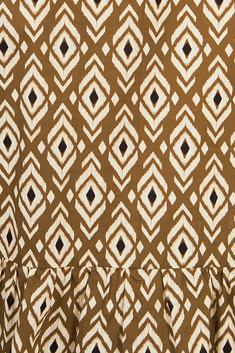 CAMEL ETHNIC BOHO PRINT BLOUSE 8