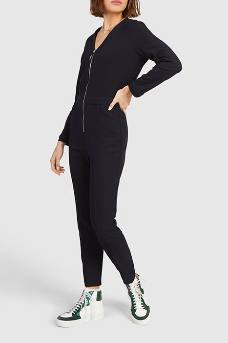 NAVY KNIT JUMPSUIT 1