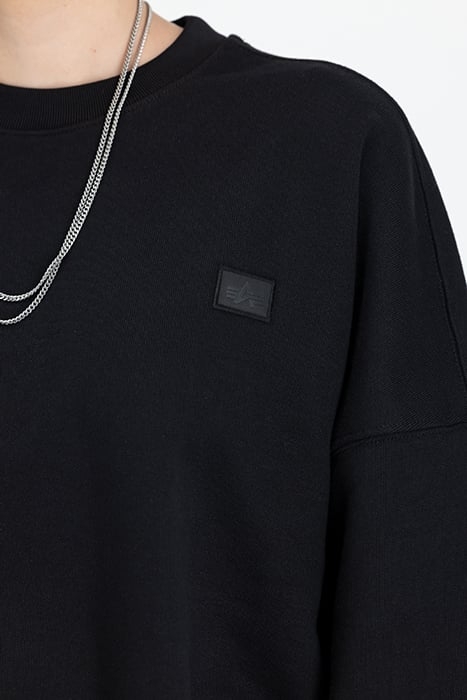 ALPHA ESSENTIALS RL SWEATER BLACK 7