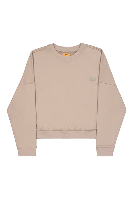 ALPHA ESSENTIALS RL SWEATER VINTAGE SAND 3
