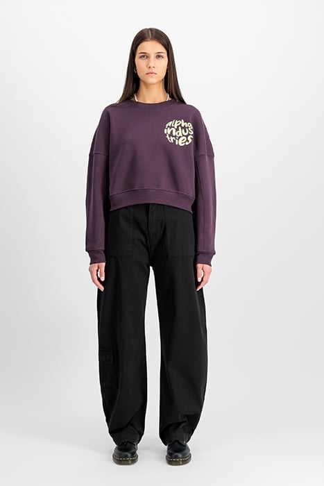 LOGO SWEATER PLUM 1